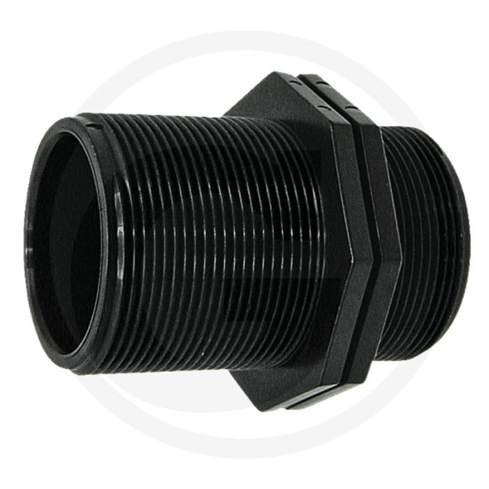 Arag arag bulkhead nipple 2" pp fitting 76x50x27mm