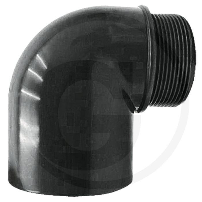 Haaks 90° 90° pvc-u bocht 40mm 1 1/2" 10 bar