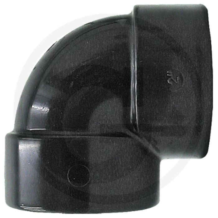 Haaks 90° 90° pvc-u bocht 25mm 3/4" 10 bar