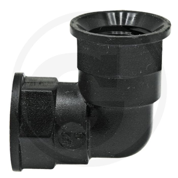 Arag arag bocht 90° - materiaal: pp - 3" binnendraad