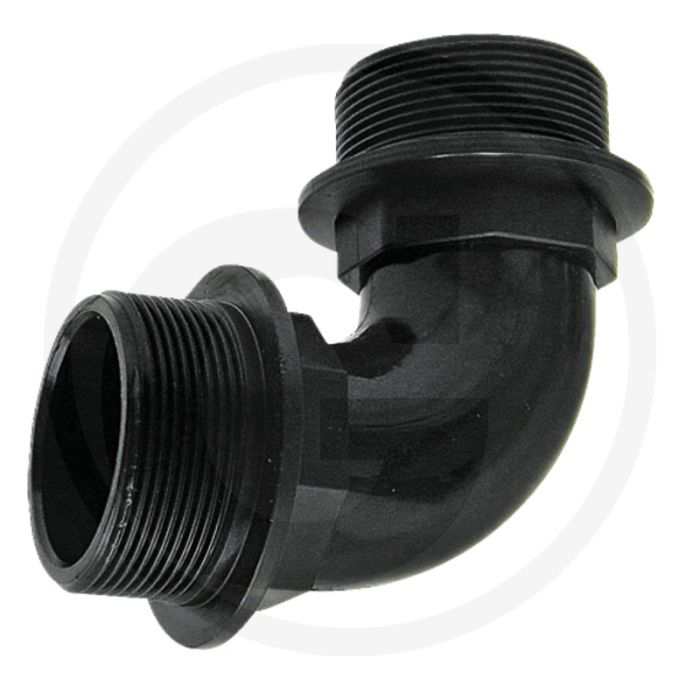 Arag arag bocht 90° 90° - buitendraad 1", hoek 90°, materiaal pp