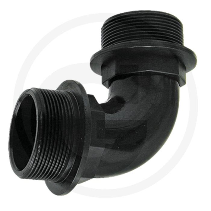 Arag arag bocht 90° 90° - buitendraad 1 1/4" - pp - 90° hoek