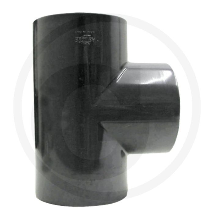 T-stuk 3" pvc-u max. werkdruk 16 bar dn 80