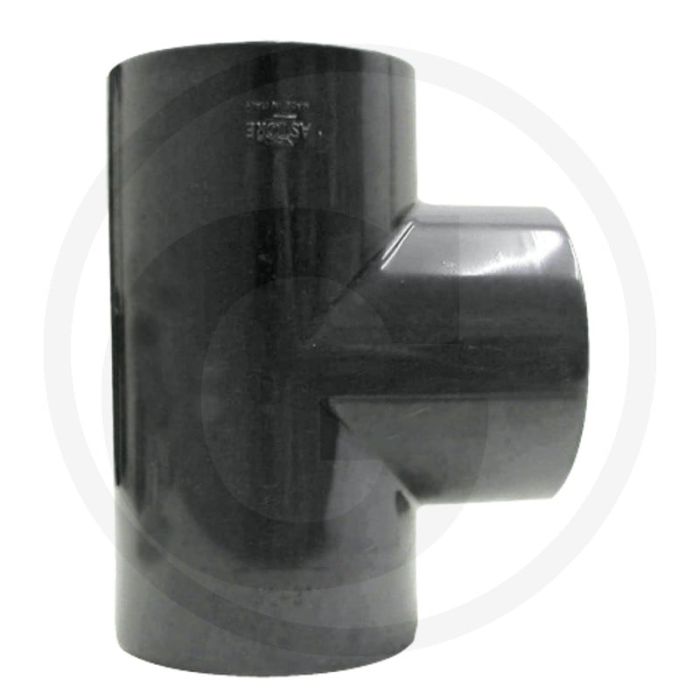 T-stuk pvc-u 140mm binnen-Ø 140mm max. werkdruk 16 bar