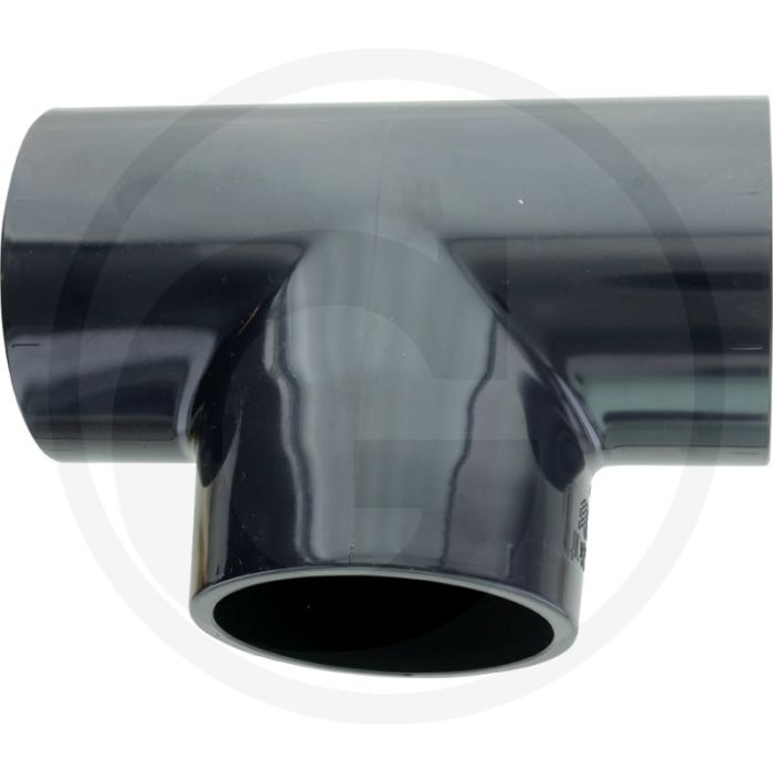 T-stuk 63mm pvc-u max. werkdruk 16 bar