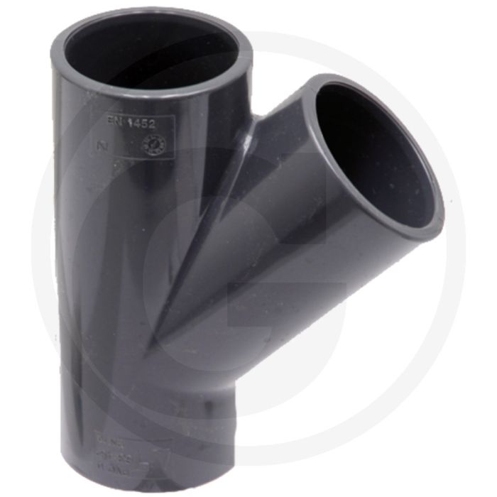 Y-stuk 45° pvc-u 10mm 16bar 12mm