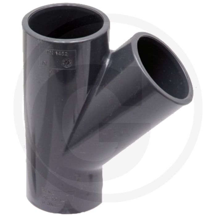 Y-stuk 45° 125mm pvc-u werkdruk 10 bar