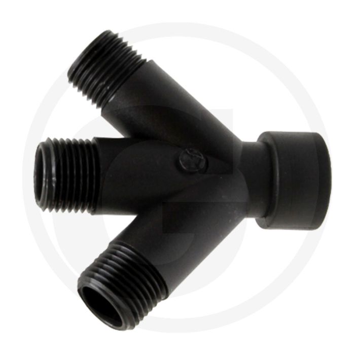 Arag arag 4-weg aansluiting - pp - 1/2" binnendraad - 1/2" buitendraad - 81mm l