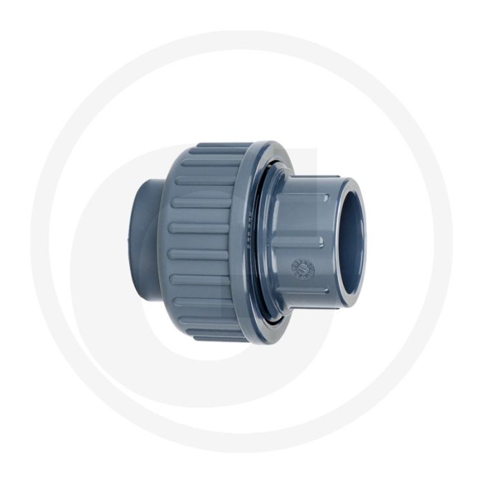 Schroefkoppeling met lijmsok - pvc-u, binnen-Ø 20mm, max. werkdruk 16 bar