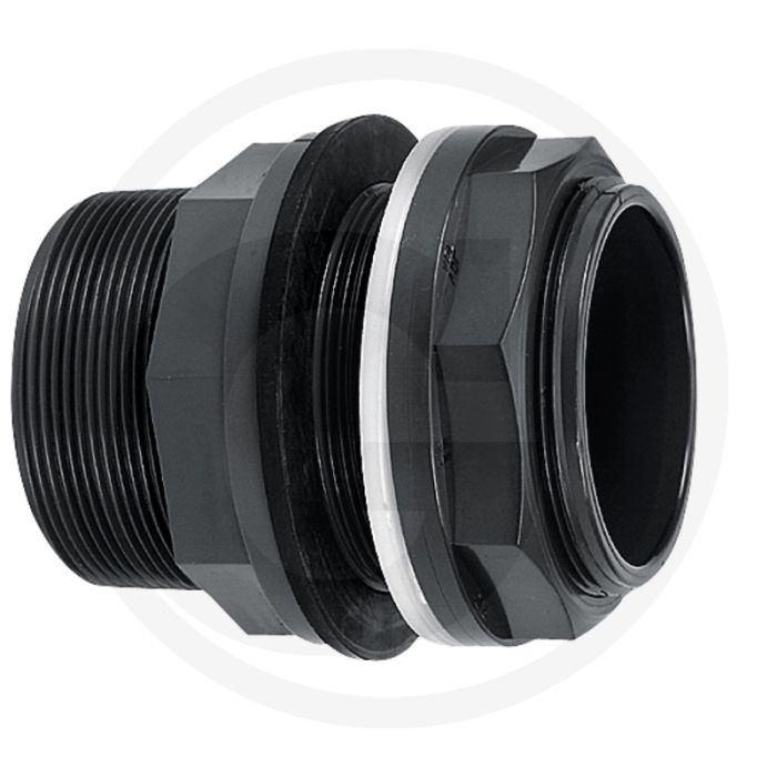 Tankaansluiting type b 16mm pvc-u met draad