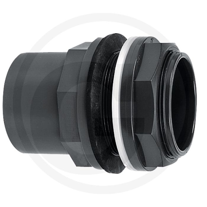 Tankaansluiting type a 20/25/3/4" pvc-u met lijmsok