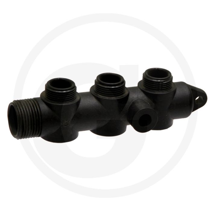 Arag arag 3-weg verdeler 1" x 3/4" pp 178mm - beregeningstechniek