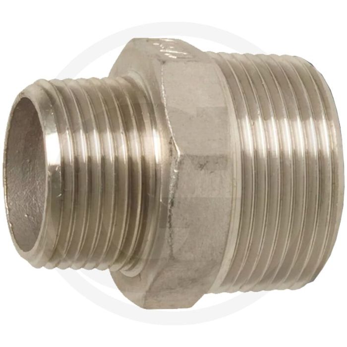 Mamelon de réduction en acier inoxydable 3/4" → 1/4".