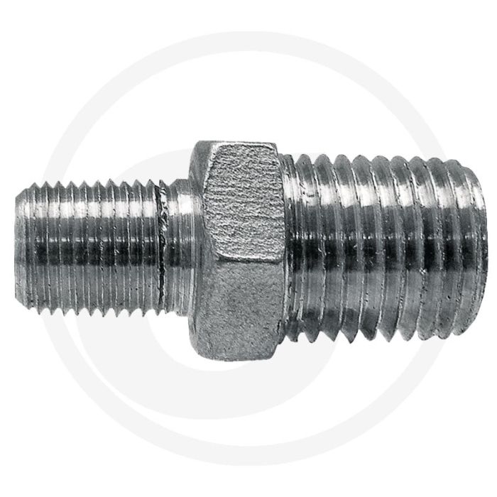 Verloopnippel rvs 1 1/4" → 3/4"