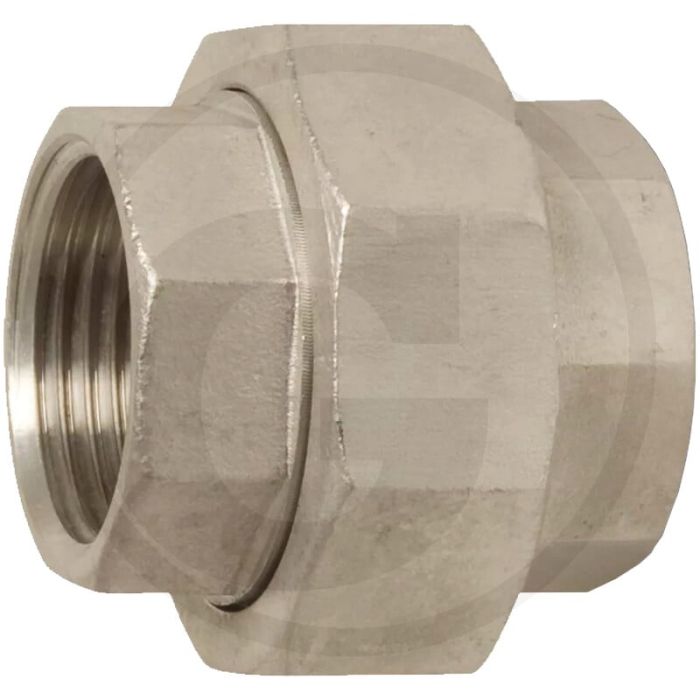 Schroefkoppeling 3/4" roestvrijstaal conisch afdichtend