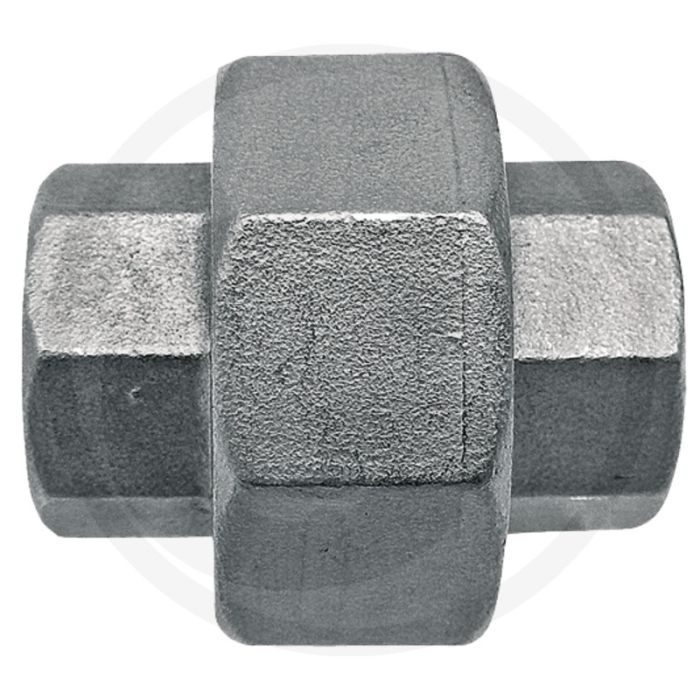 Schroefkoppelingen rvs 1 1/4" konisch dichtend