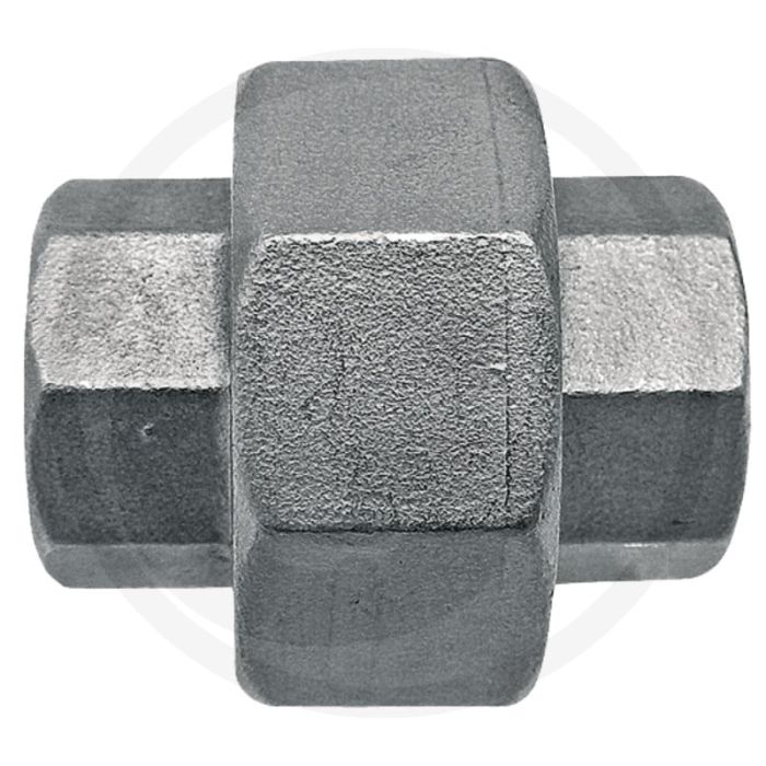 Schroefkoppelingen rvs 1 1/2" konisch dichtend