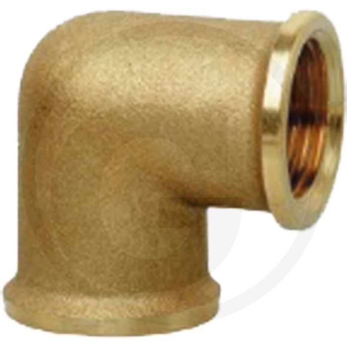 Bocht 90° bsp messing 3/8"