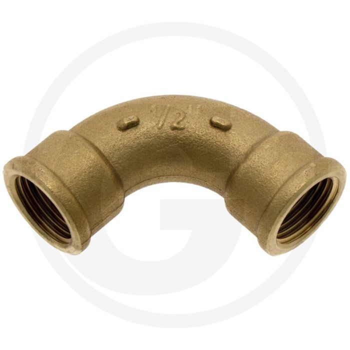 Bocht 90° messing bsp 3/4" binnendraad