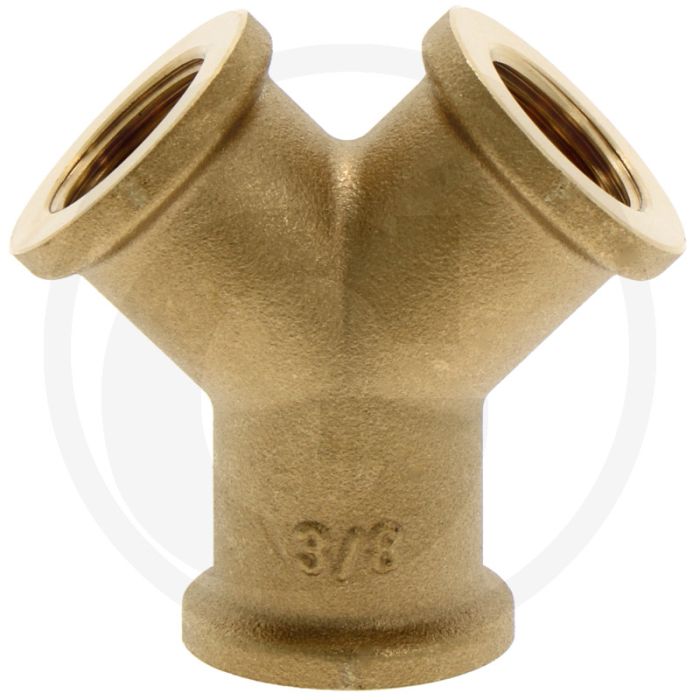 3-weg verdeler bsp messing 3/8"