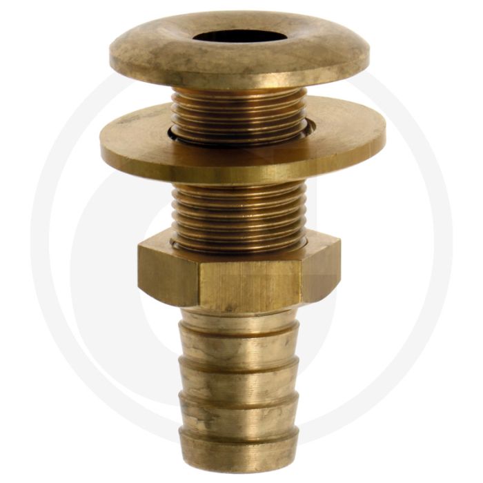 Tankdoorvoer 3/8" buitendraad messing bsp