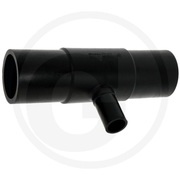 Plasson t-stuk met verloop 75mm x 32mm - 90°