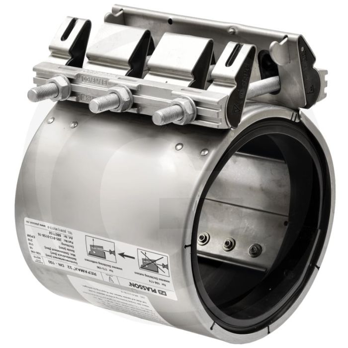 Plasson reparatiekoppeling repamax dn 200 - klembereik: 217-250 mm