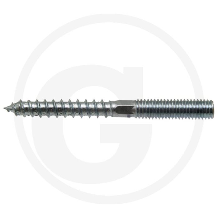 Houtdraadpen 90mm lengte m6
