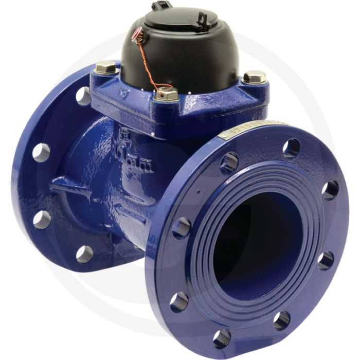 Watermeter drooglopend tellerwerk dn 80 - capaciteit qn 90 m³/uur.