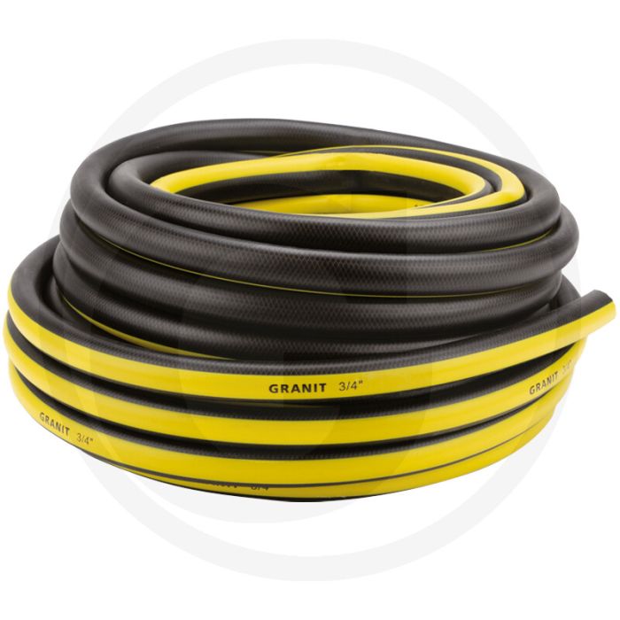 Black edition black edition waterslang 3/4" - 25m antraciet-geel