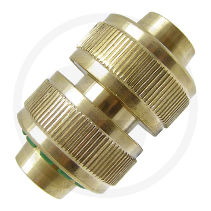 Slangverbinder messing 1/2"