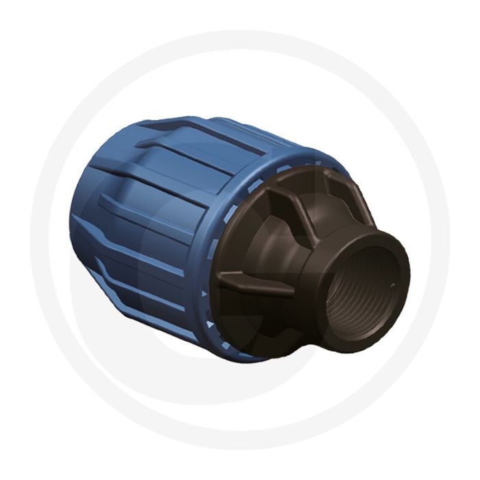 Raccord à vis 3/8" polypropylène 20mm Ø 16 bar