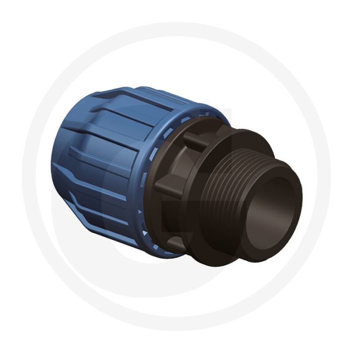 Raccord à vis 3/4" polypropylène 16 mm Ø 16 bar