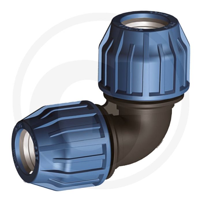 Haakse bocht 90° pp-polypropyleen 110mm Ø