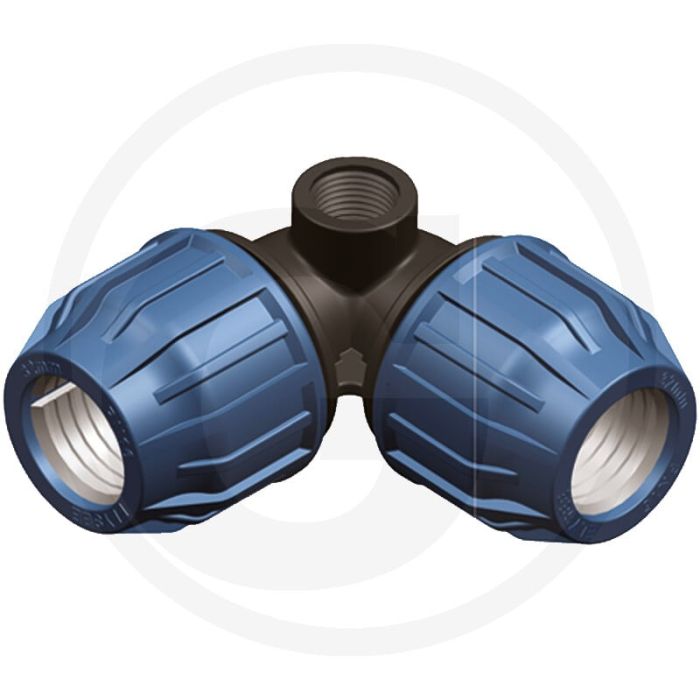 Haakse bocht 90° pp-polypropyleen 32mm 3/4" 16 bar