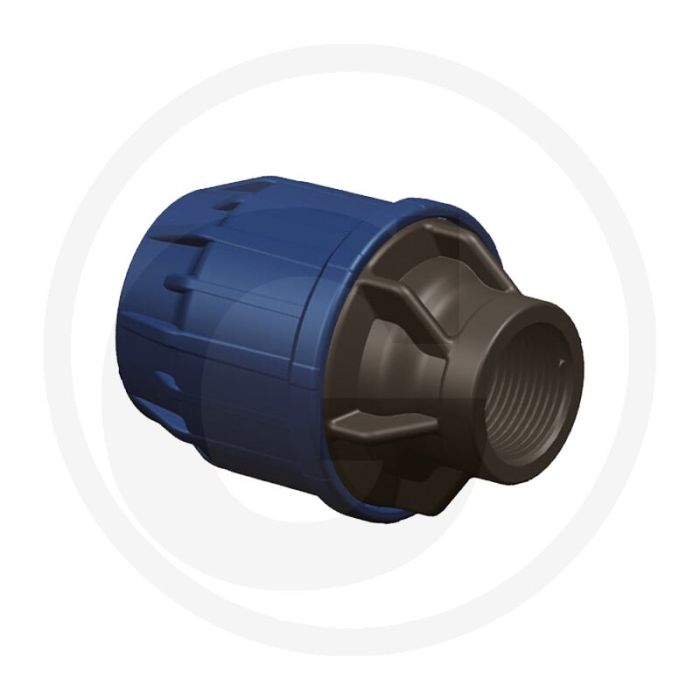 Schroefkoppeling 3/4" 32mm pp-b max. 16 bar