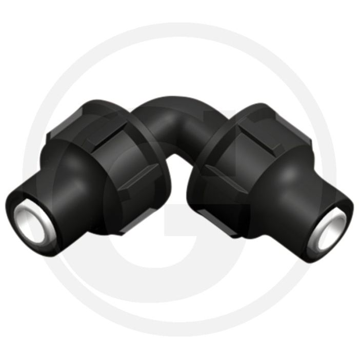 Haakse bocht 32mm pp-b polypropyleen 90°