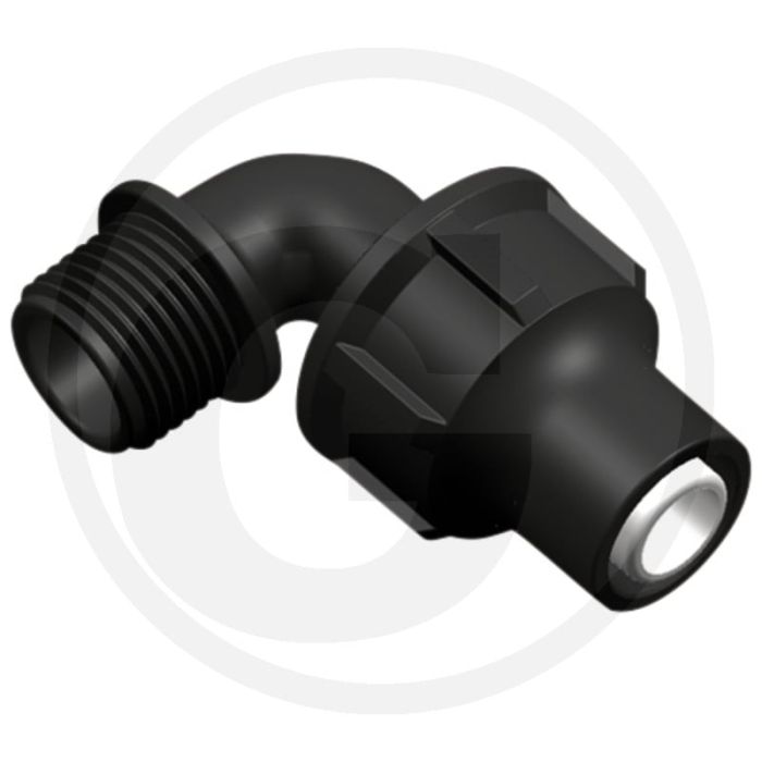 Haakse bocht 90° 32 x 3/4" pp-b max. 4 bar