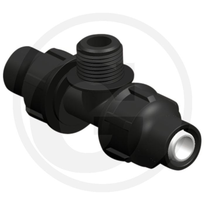 Pièce en T 3/4" polypropylène pp-b 16mm Ø