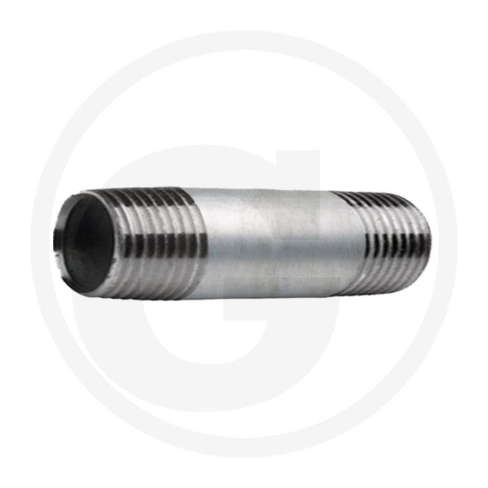 Pièce filetée 1/4" acier, zinguée 120mm