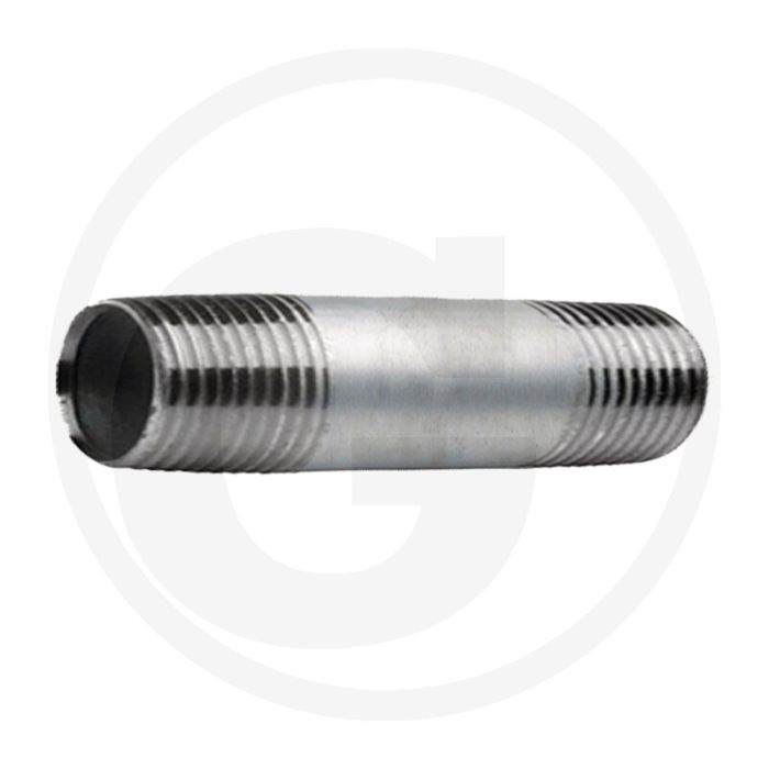 Draadstuk 1/4" staal, verzinkt 150mm
