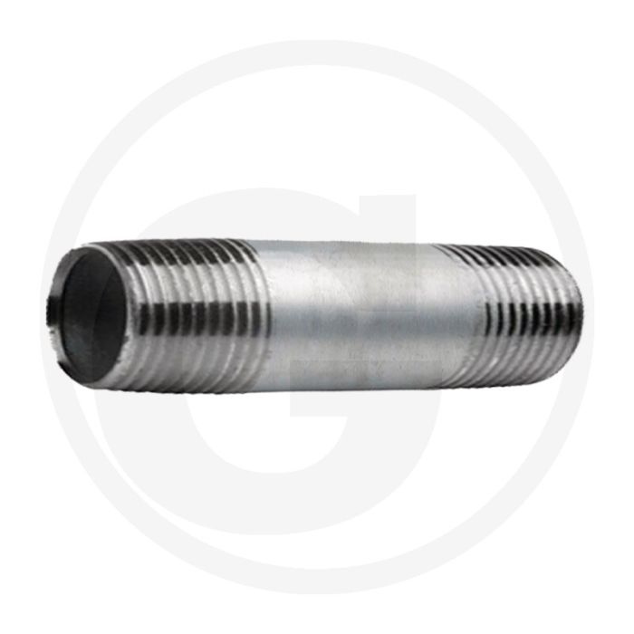 Draadstuk 3/8" staal, verzinkt 150mm