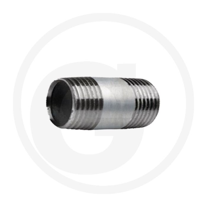 Draadstuk 1/2" staal, verzinkt 40mm