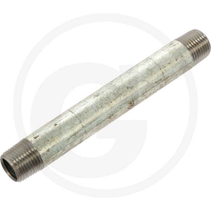 Draadstuk 1/2" staal, verzinkt 150mm