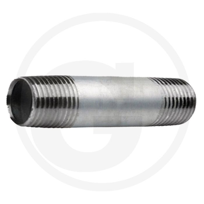 Draadstuk 1/2" staal, verzinkt 250mm