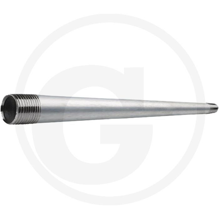 Draadstuk 1/2" - 1500mm lengte - staal, verzinkt
