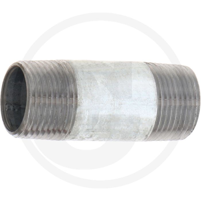 Pièce filetée 3/4" acier, zingué 60mm
