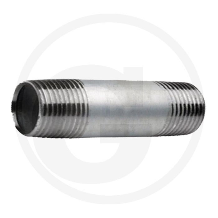 Draadstuk 3/4" staal, verzinkt 200mm