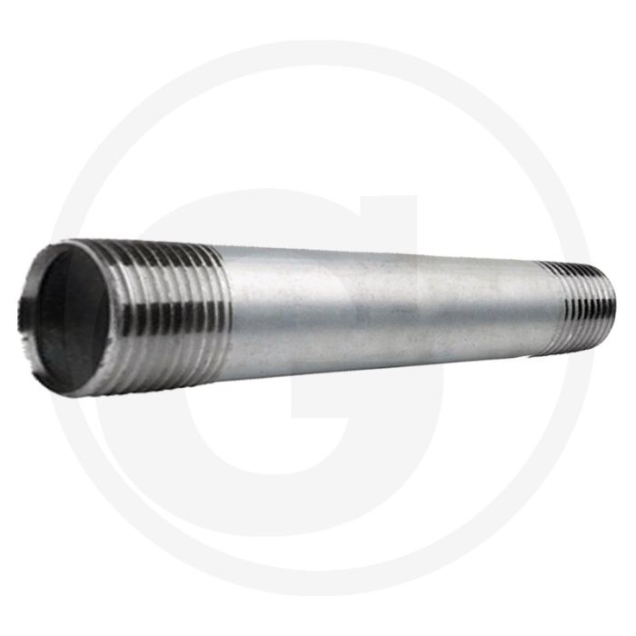 Draadstuk 3/4" staal, verzinkt 400mm