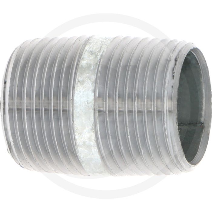 Pièce filetée 1" acier, zinguée 40mm